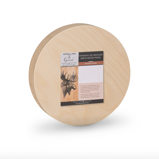 🇨🇦 Apollon Gotrick Round Cradled Wooden Panels 1.5"