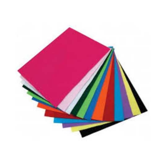 Felt Craft Sheets 9x12" Assorted Colours