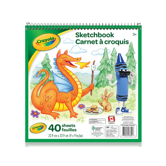 Crayola Sketchbook 9x9" 40 Pages