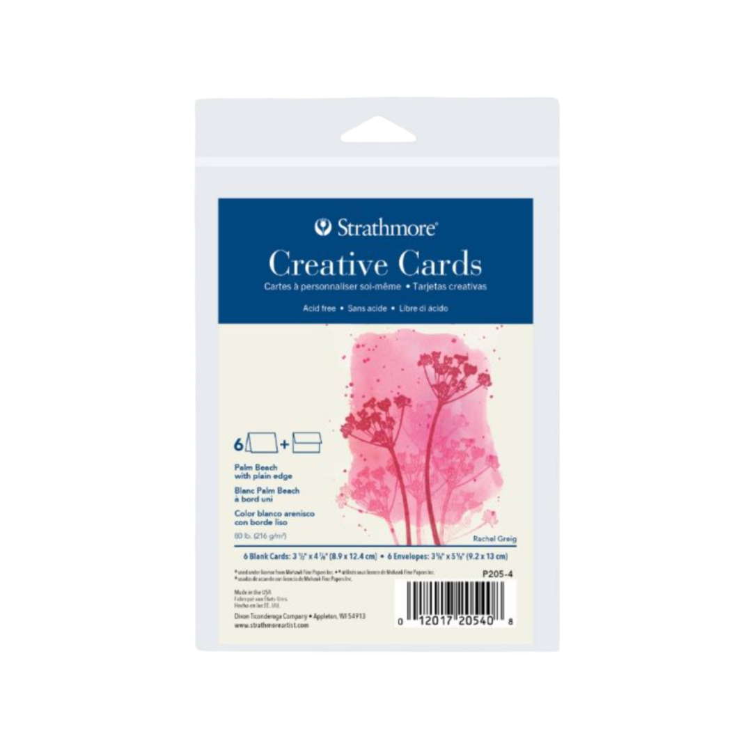 Strathmore Creative Cards - Packs of 6 w/envelopes