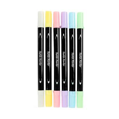 Creativ Textile Markers Set of 6 (Pastels)