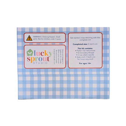 🇨🇦 Lucky Sprout Mini Cross Stitch Kit - Lovely Lobster