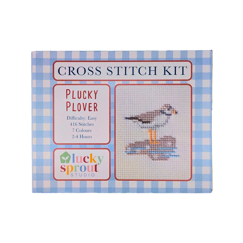 🇨🇦 Lucky Sprout Mini Cross Stitch Kit - Plucky Plover