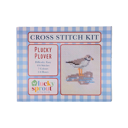 🇨🇦 Lucky Sprout Mini Cross Stitch Kit - Plucky Plover