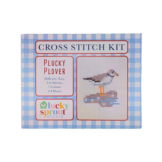 🇨🇦 Lucky Sprout Mini Cross Stitch Kit - Plucky Plover
