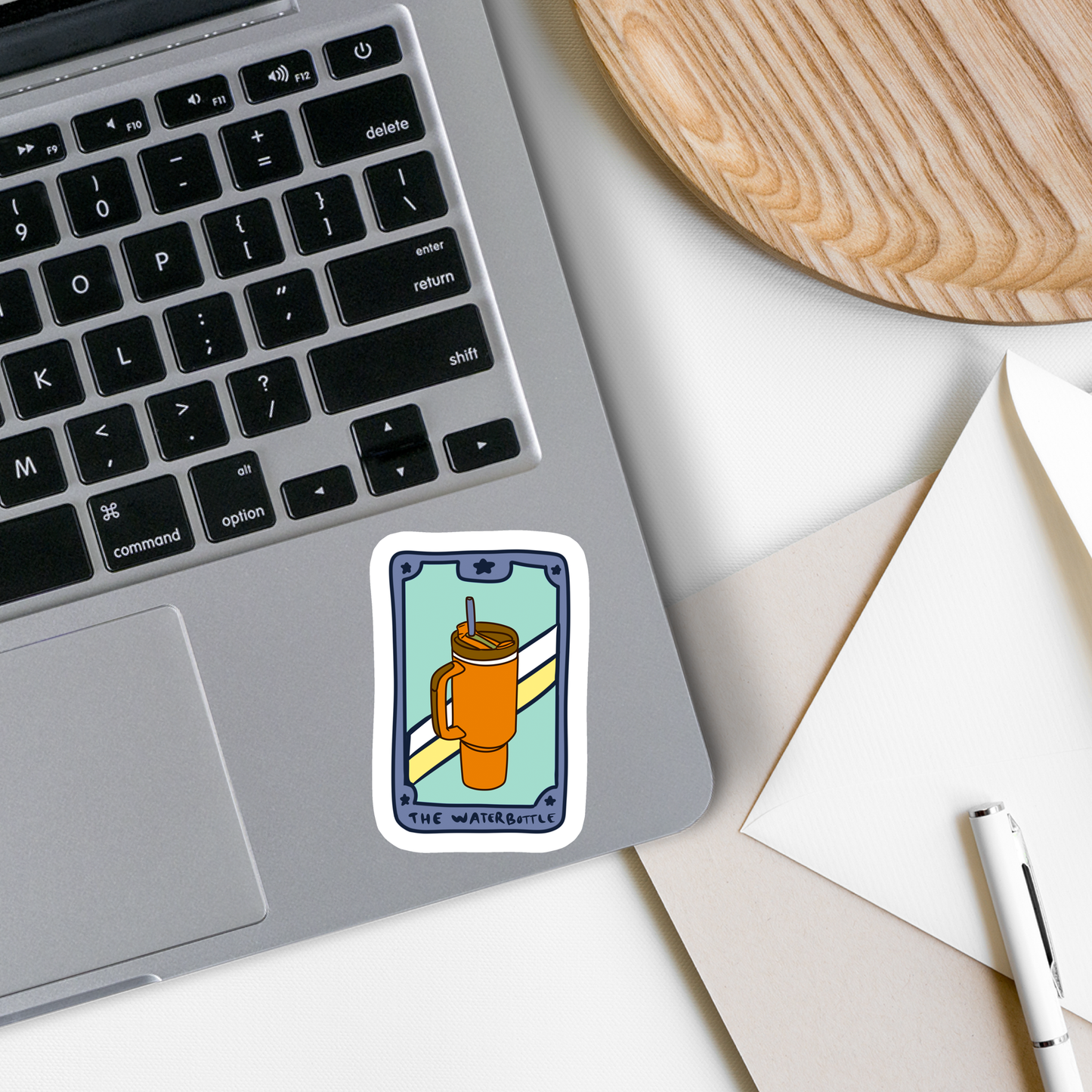 "The Waterbottle Tarot Card" Sticker