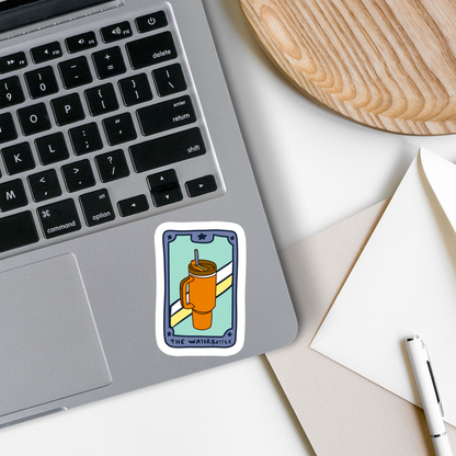 "The Waterbottle Tarot Card" Sticker