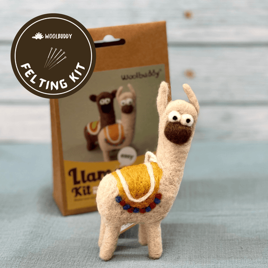 Woolbuddy Needle Felting Kit "Llama"