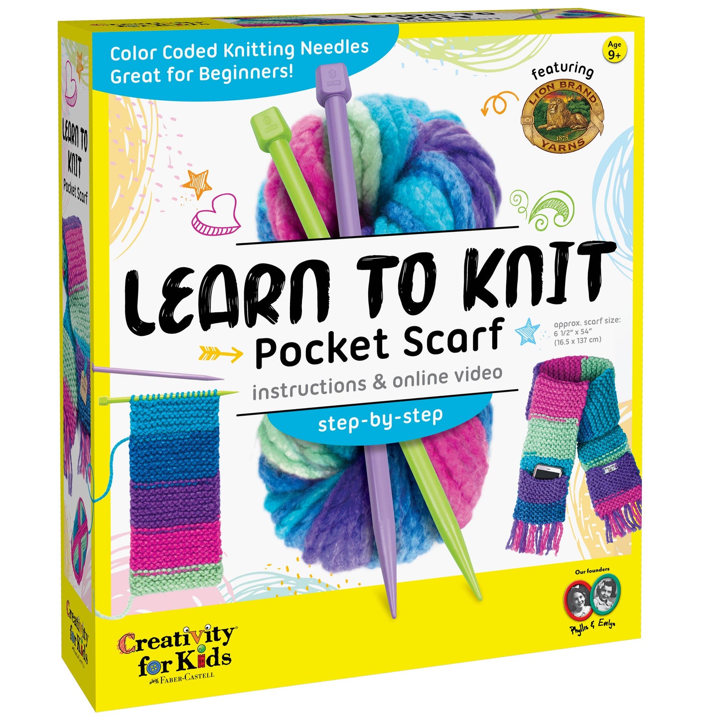Learn to Knit a Pocket Scarf