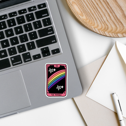 "The Rainbow Tarot Card" Sticker