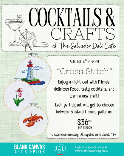 Cocktails & Crafts: Tuesday, August 4th 6-8pm