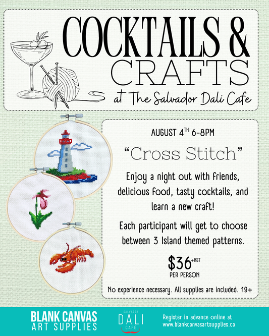 Cocktails & Crafts: Tuesday, August 4th 6-8pm