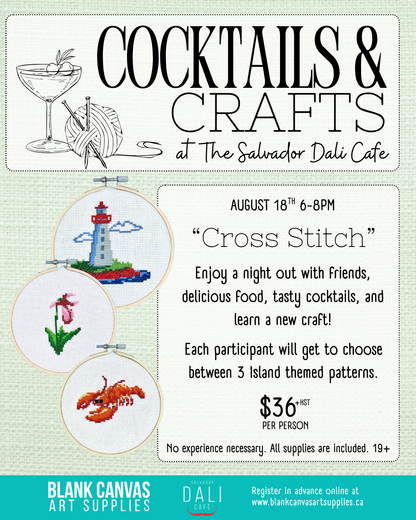 Cocktails & Crafts: Tuesday, August 18th 6-8pm