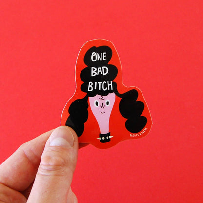 "One Bad B*tch" Sticker