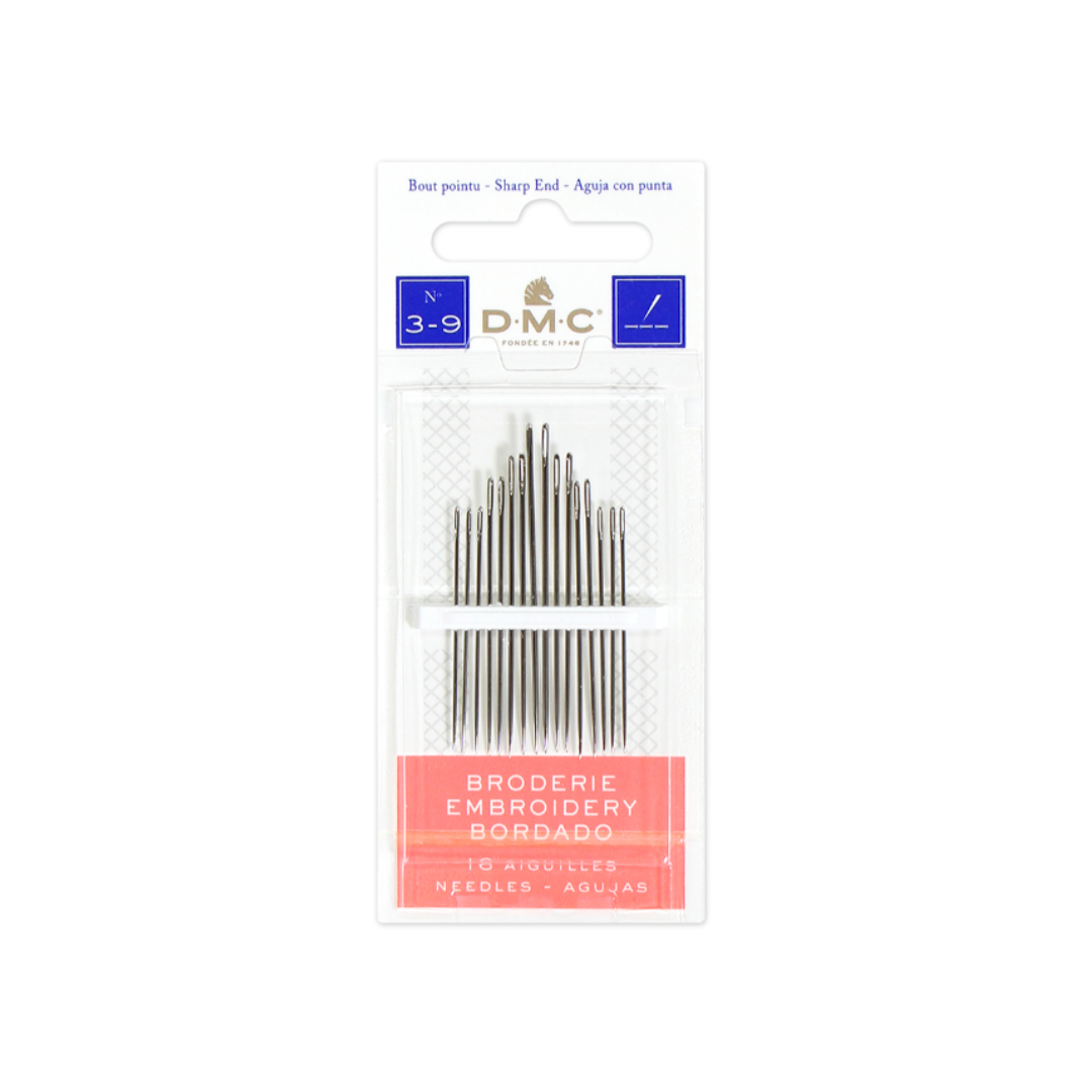 DMC Embroidery Needles Size 3-9 (#1765/2)