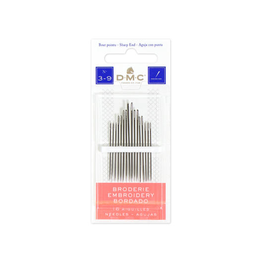 DMC Embroidery Needles Size 3-9 (#1765/2)