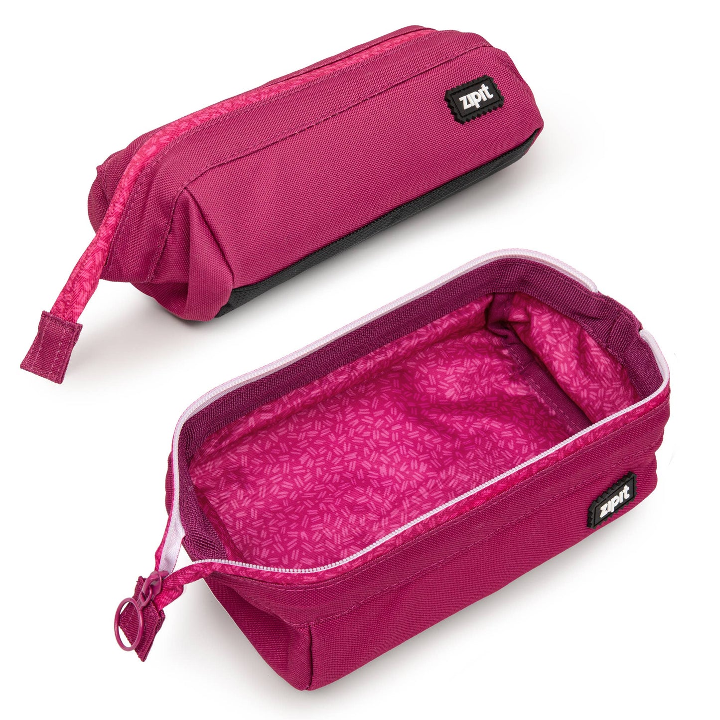 ZIPIT Lenny Pencil Case (Magenta Pink)