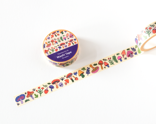 Mushroom Pattern Washi Tape