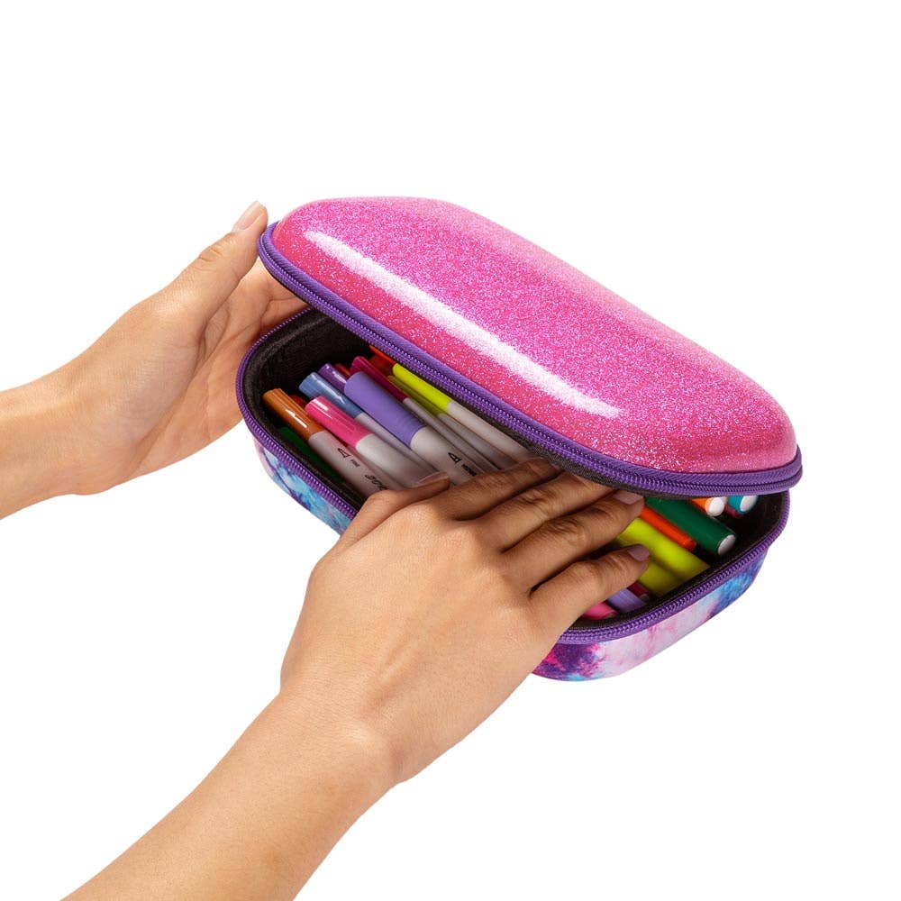 ZIPIT Pink Glitter Storage Box