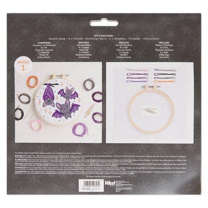 Cross Stitch Kit "Halloween Bats"