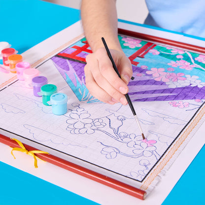 Faber-Castell Paper Scroll Painting Kit for Kids "Mount Fuji"