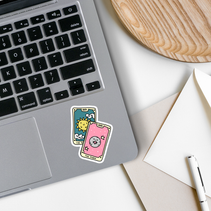 "Sun Moon Tarot Cards" Sticker