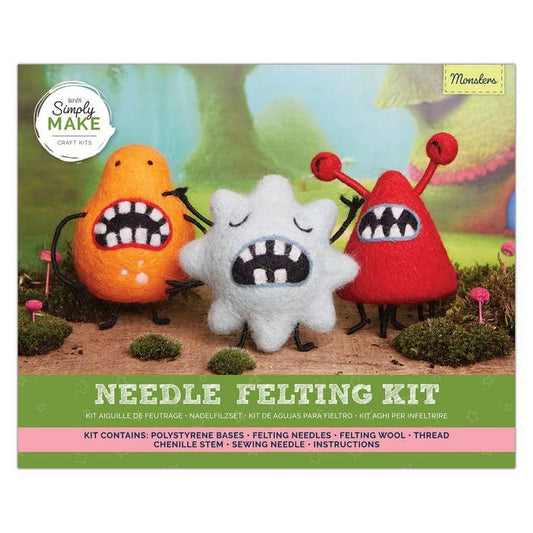 Needle Felting Kit "Monsters Set"