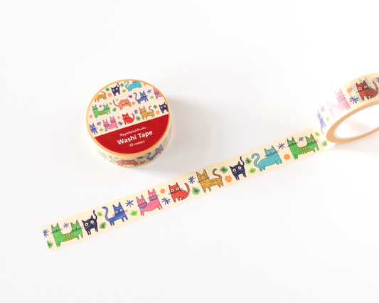 Colorful Cats Washi Tape