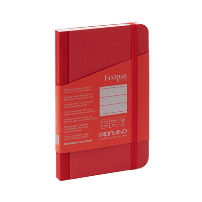 Fabriano ECOQUA Plus Fabric-bound Lined Notebooks 3.5x5.5"