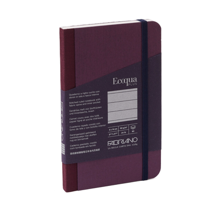 Fabriano ECOQUA Plus Fabric-bound Lined Notebooks 3.5x5.5"