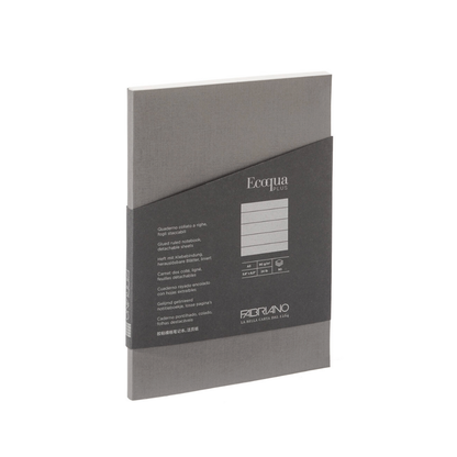 Fabriano ECOQUA Plus Lined Notebooks A5 (Glue-bound)