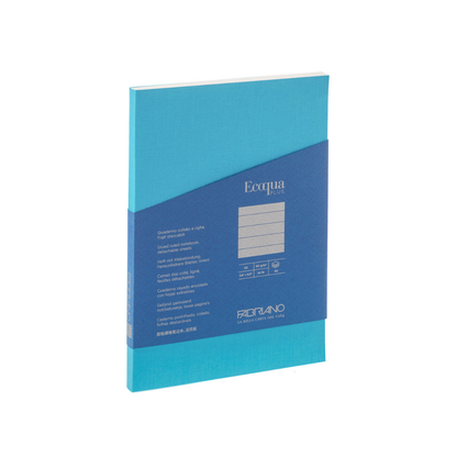Fabriano ECOQUA Plus Lined Notebooks A5 (Glue-bound)