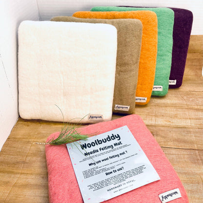 Woolbuddy Needle Felting Mat - Large, Dark purple