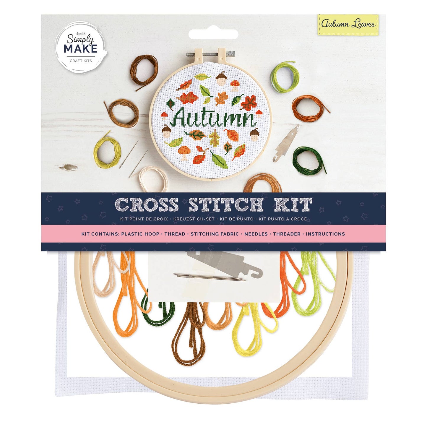 Cross Stitch Kit"Autumn Leaves"