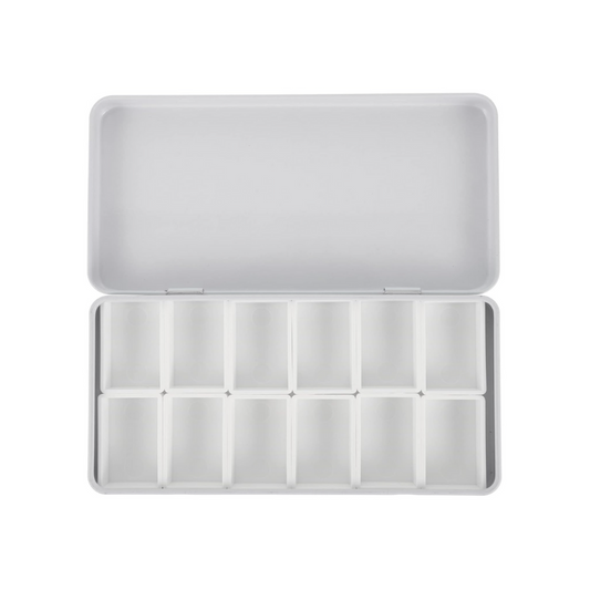 Empty Watercolour Half Pan Traveling Set of 12