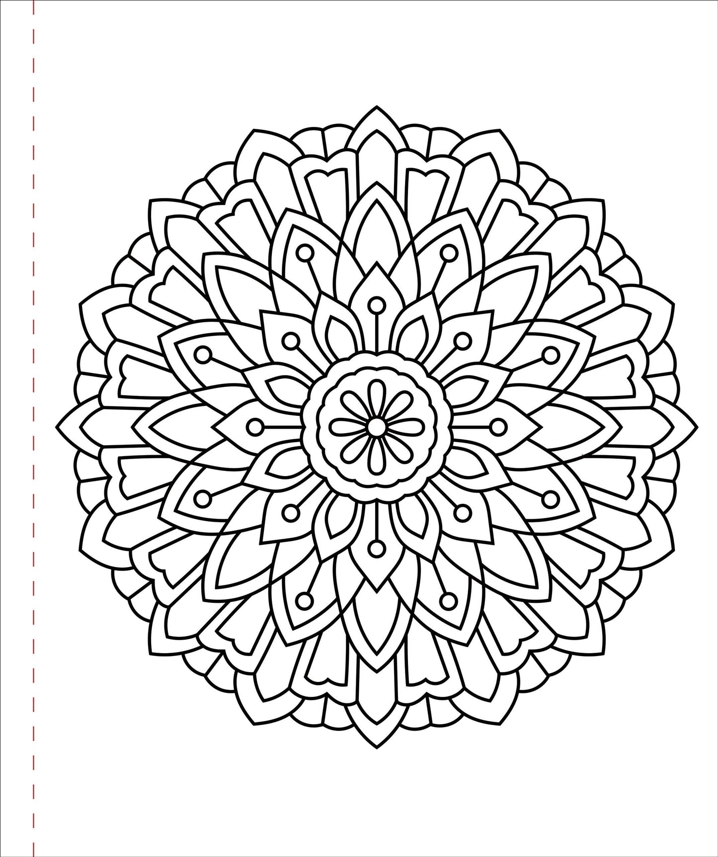 Large Print Colouring Book "Colour Me Calm"