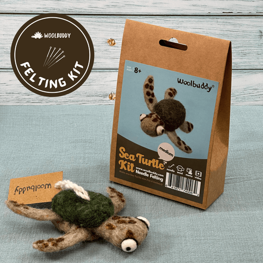 Woolbuddy Needle Felting Kit "Sea Turtle"