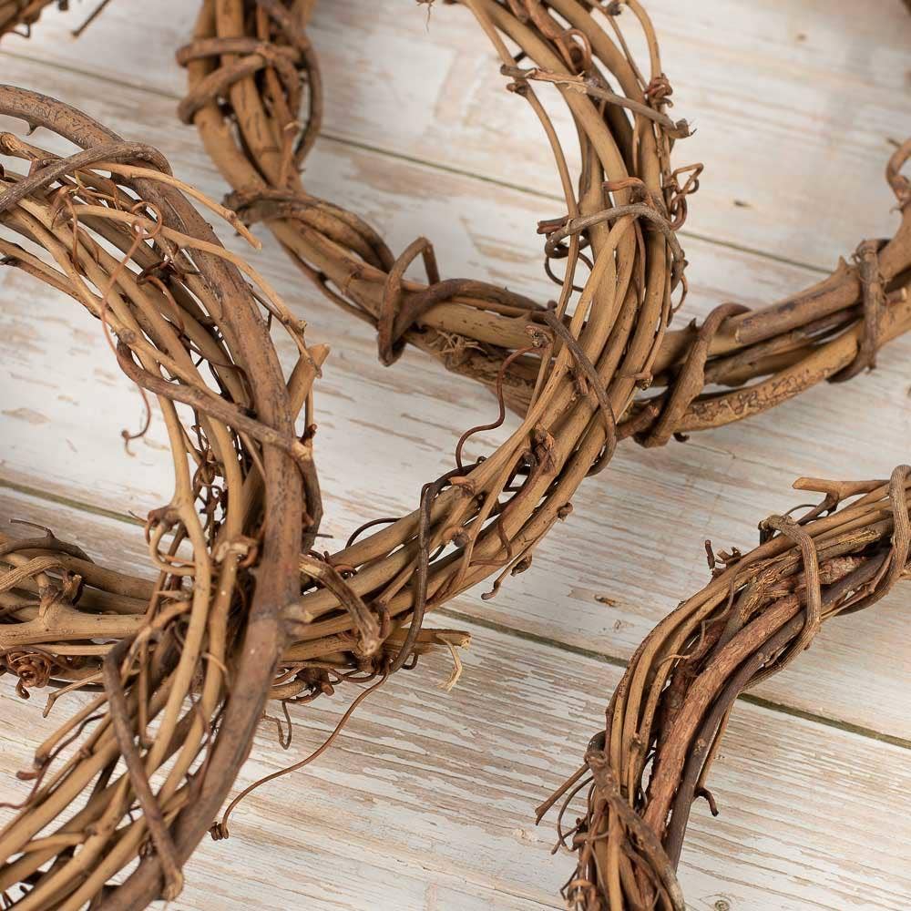 12-Inch Natural Grapevine Wreath