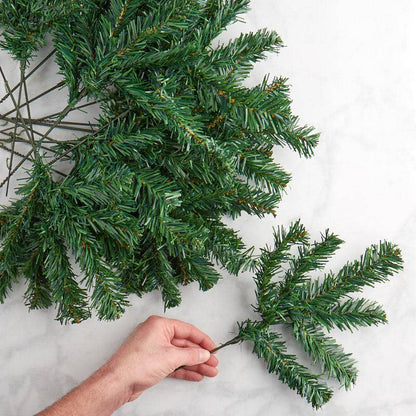 19" Artificial Canadian Pine Branch