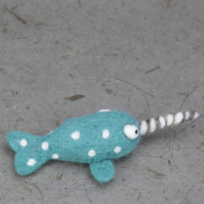 Woolbuddy Needle Felting Kit "Narwhal"