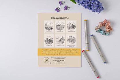 🇨🇦 "Oh Canada" Colouring Book