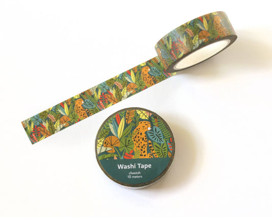 Jungle Cheetah Washi Tape