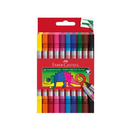 Faber-Castell Double-ended Felt Tip Markers Set of 10