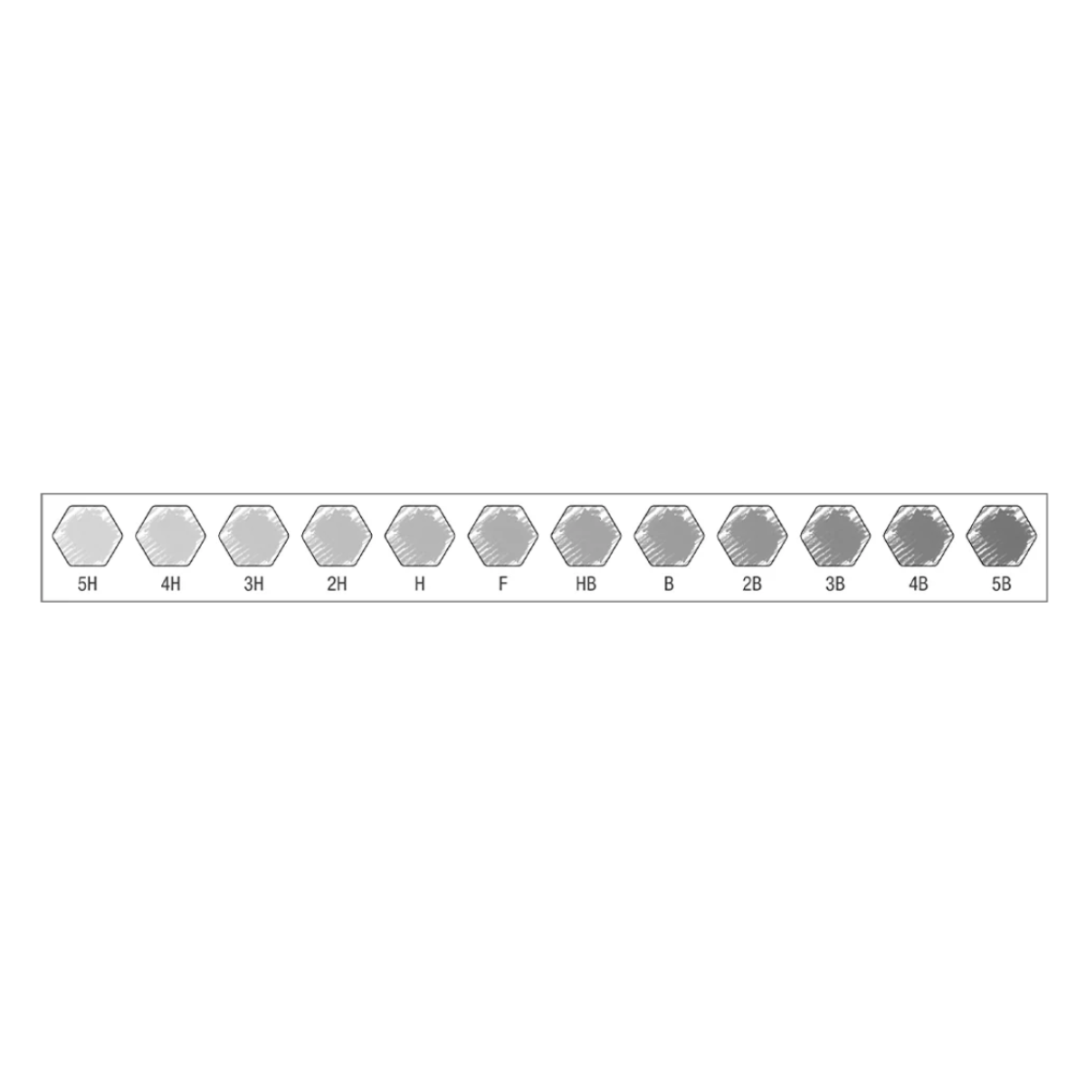 Faber-Castell 9000 Graphite Pencils Set of 12 (Design) 5H-5B