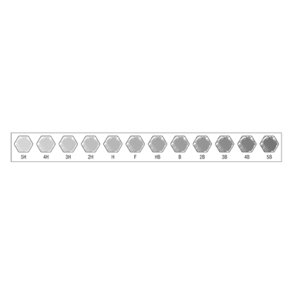 Faber-Castell 9000 Graphite Pencils Set of 12 (Design) 5H-5B