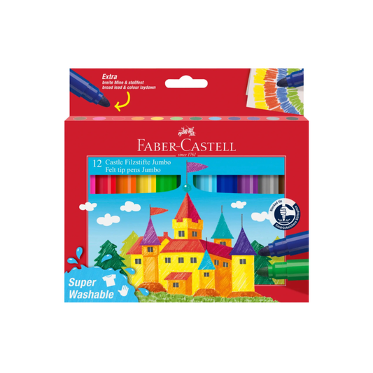 Faber-Castell Felt Tip Jumbo Markers Set of 12