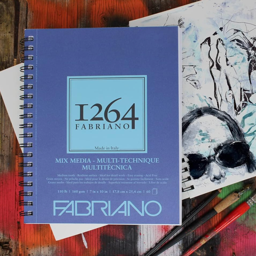 Fabriano 1264 Mixed Media Pads 110lbs