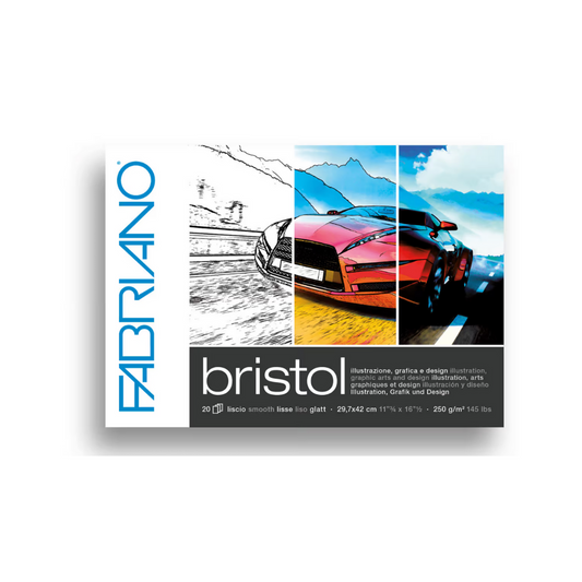Fabriano Bristol Pad 8.5x12" 110lb 20 Sheets