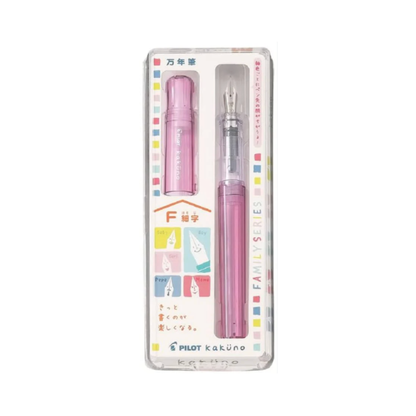Pilot Kakuno Fountain Pen - Pink (Fine)