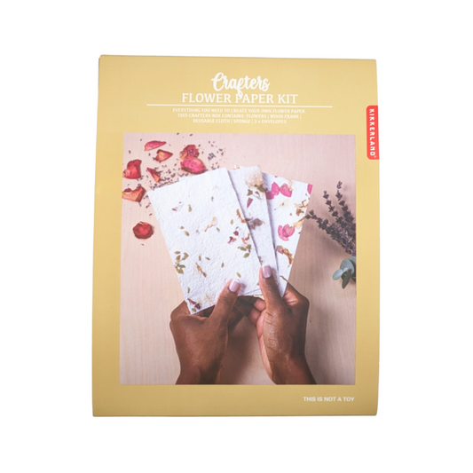 Kikkerland Make Your Own Flower Paper Kit